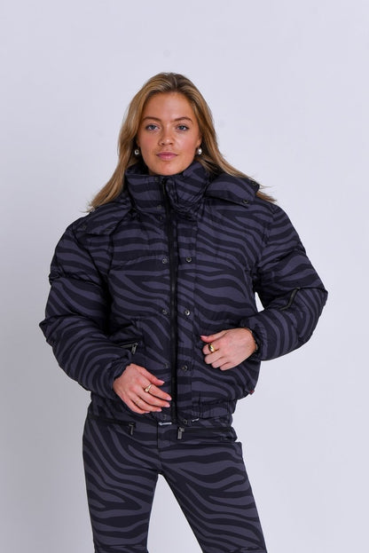 Chic Puffer Jacket - Black Tiger - OOSC Clothing