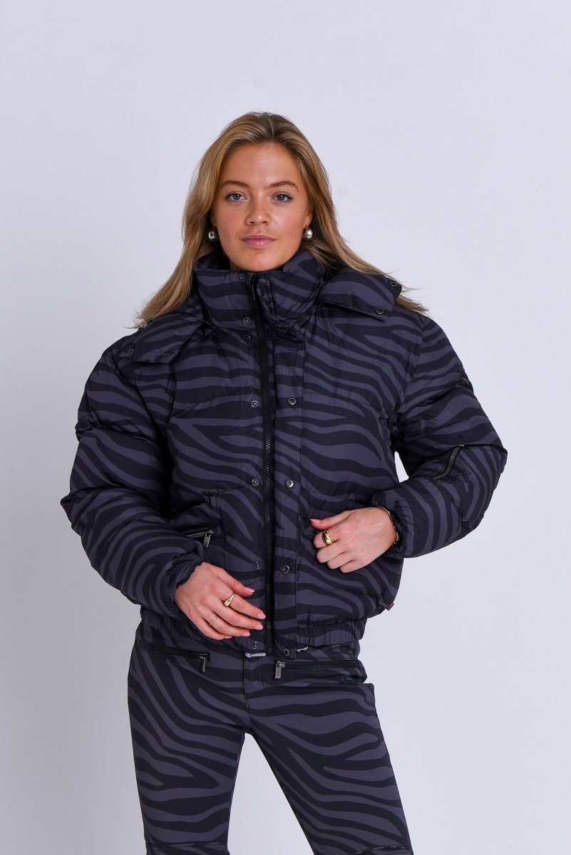 Chic Puffer Jacket - Black Tiger - OOSC Clothing