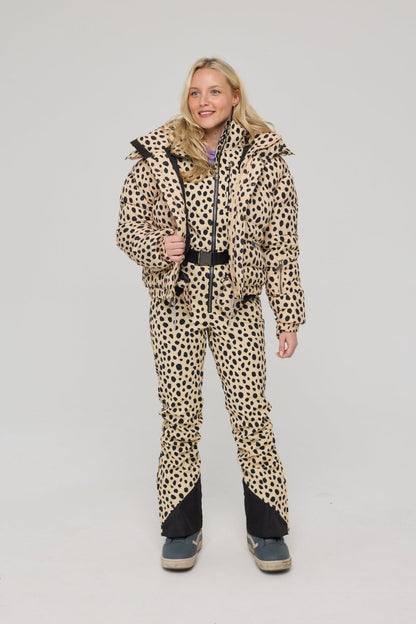 Chic Puffer Jacket - Cheetah - OOSC Clothing