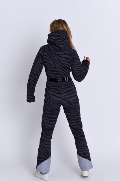 Chic Ski Suit - Black Tiger - OOSC Clothing