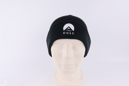 Classique Beanie - Black with White Logo - OOSC Clothing