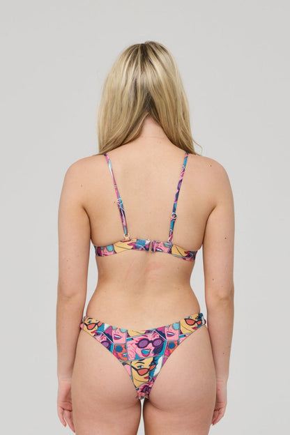 Comic Book Candy Boost 'Em Up Bikini Top - OOSC Clothing
