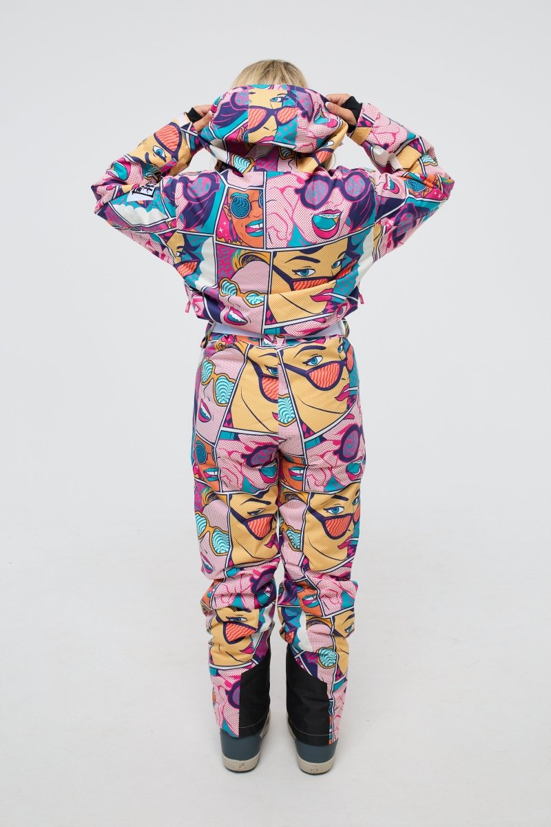 Comic Book Candy - Curved Women's Ski Suit - OOSC Clothing