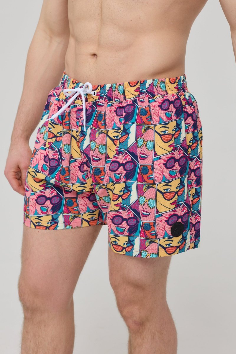 Comic Book Candy Men's Swim Shorts - OOSC Clothing