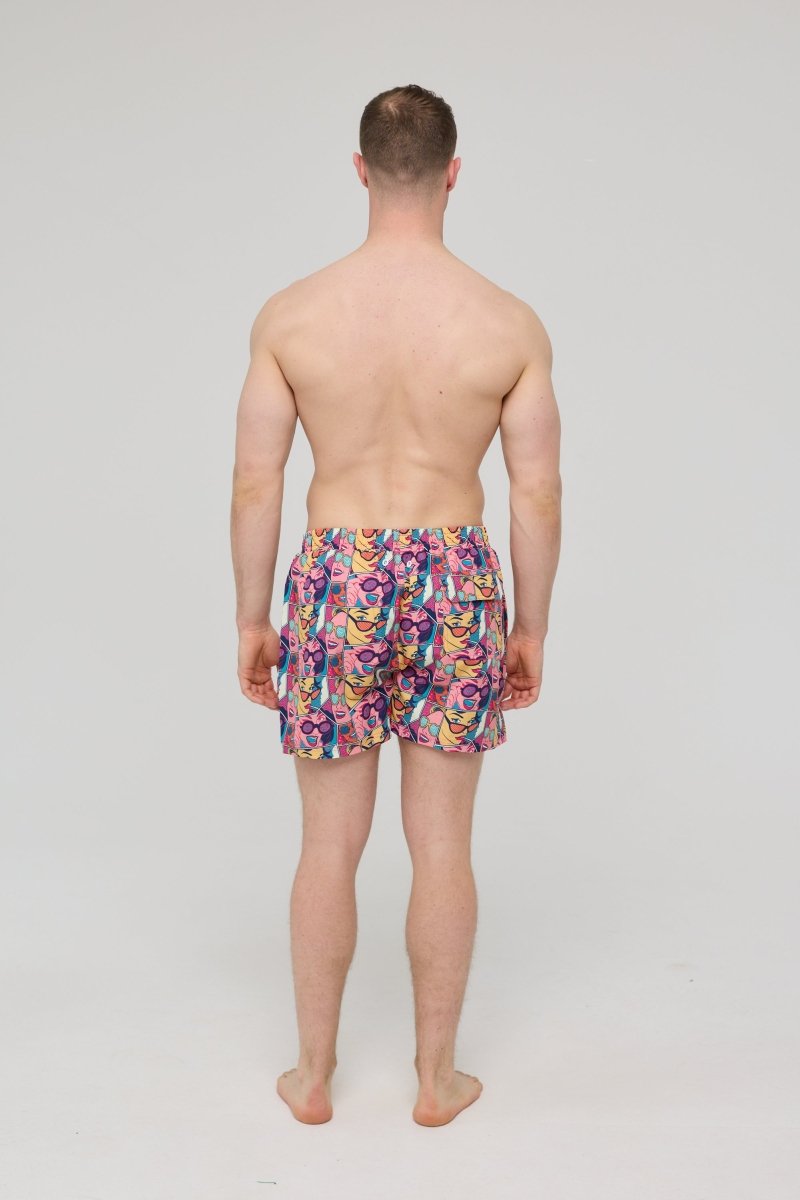 Comic Book Candy Men's Swim Shorts - OOSC Clothing