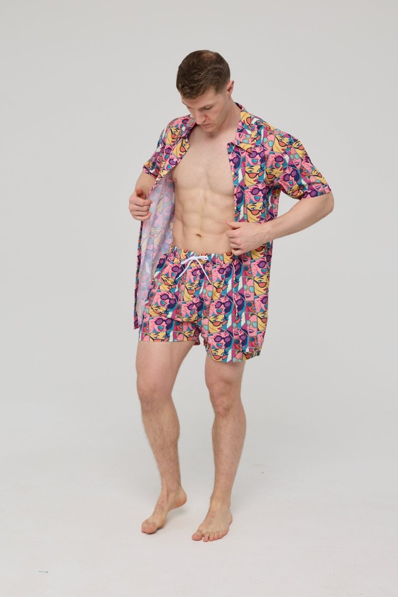 Comic Book Candy Men's Swim Shorts - OOSC Clothing