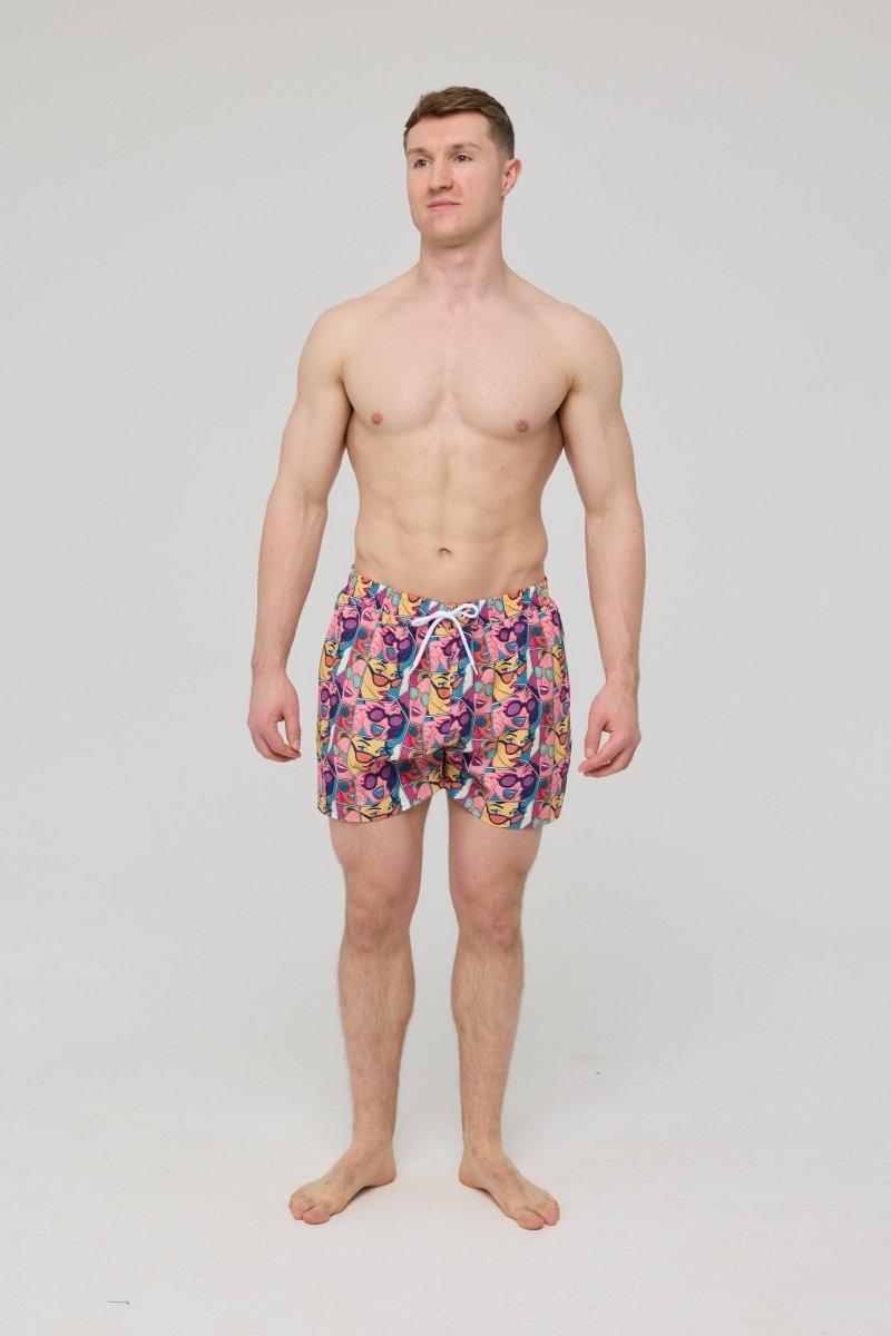 Comic Book Candy Men's Swim Shorts - OOSC Clothing