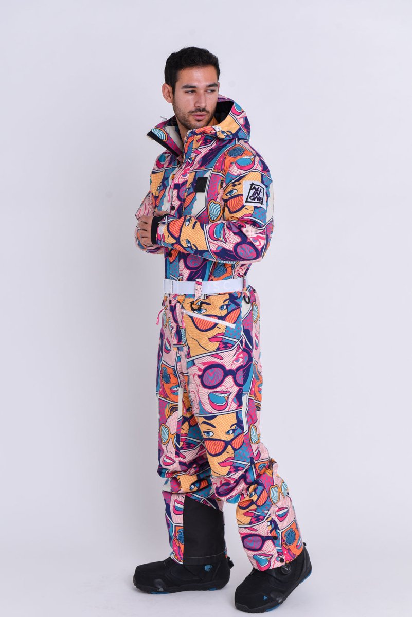 Comic Book Candy Ski Suit - Mens - OOSC Clothing