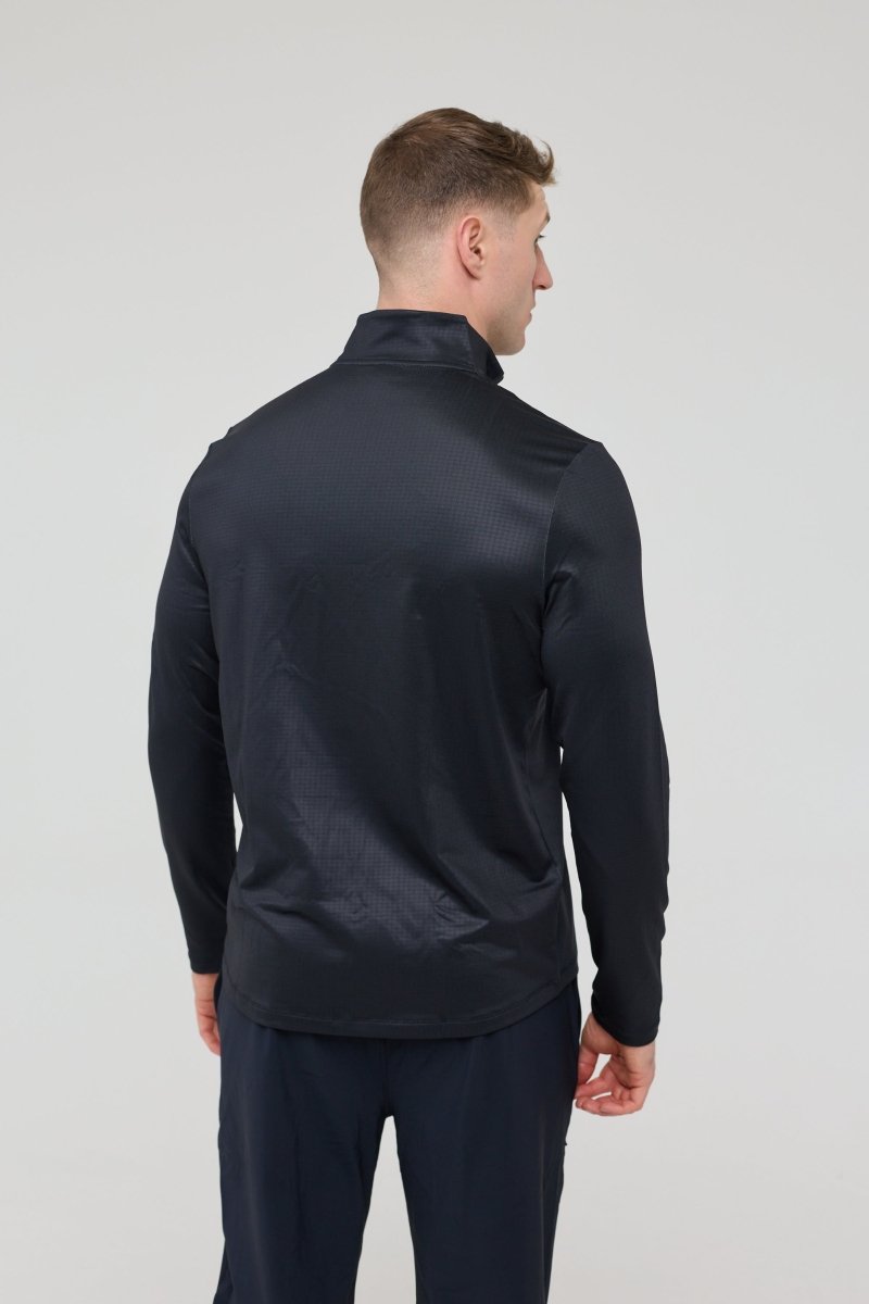 Elite Activewear 1/4 Zip Top - Black - OOSC Clothing