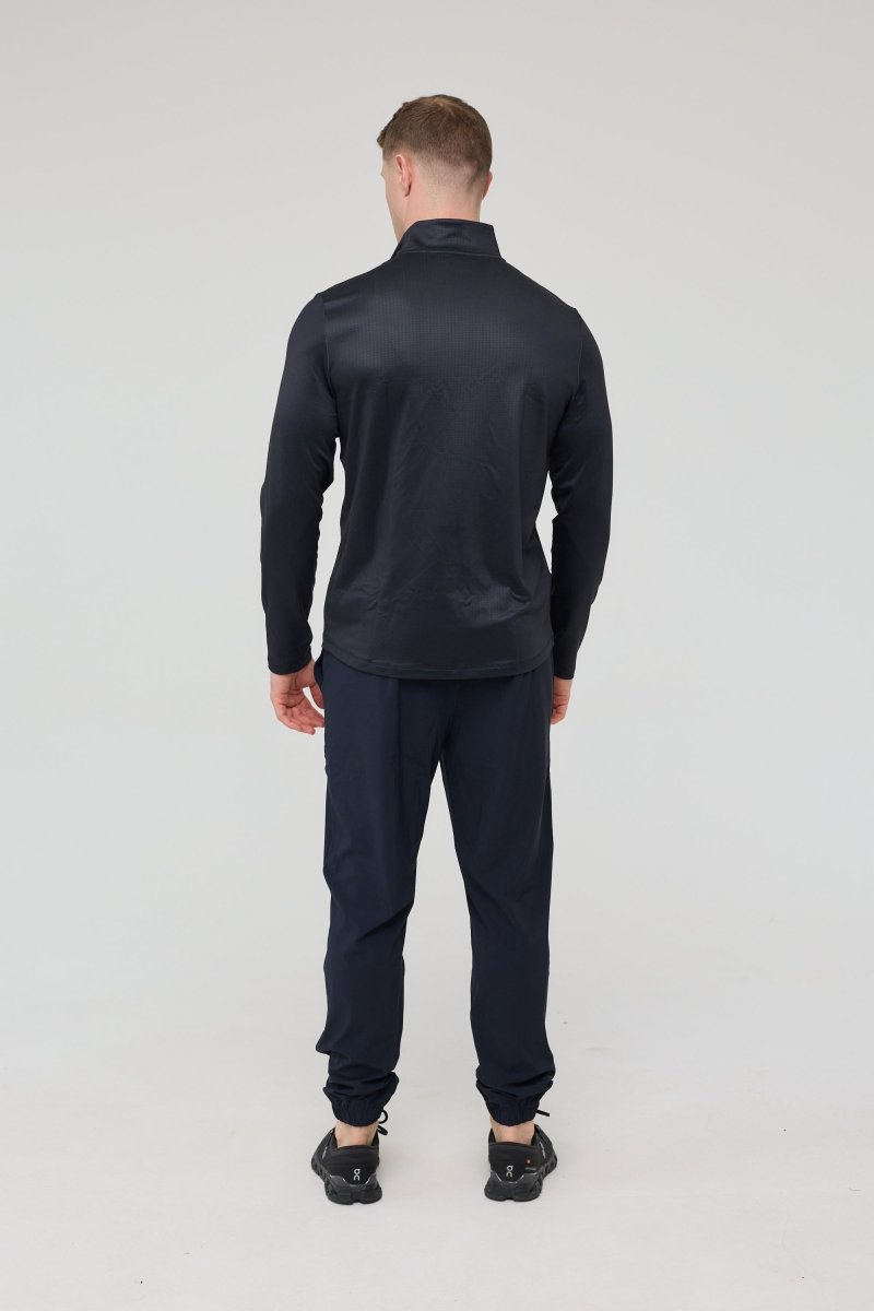 Elite Activewear 1/4 Zip Top - Black - OOSC Clothing