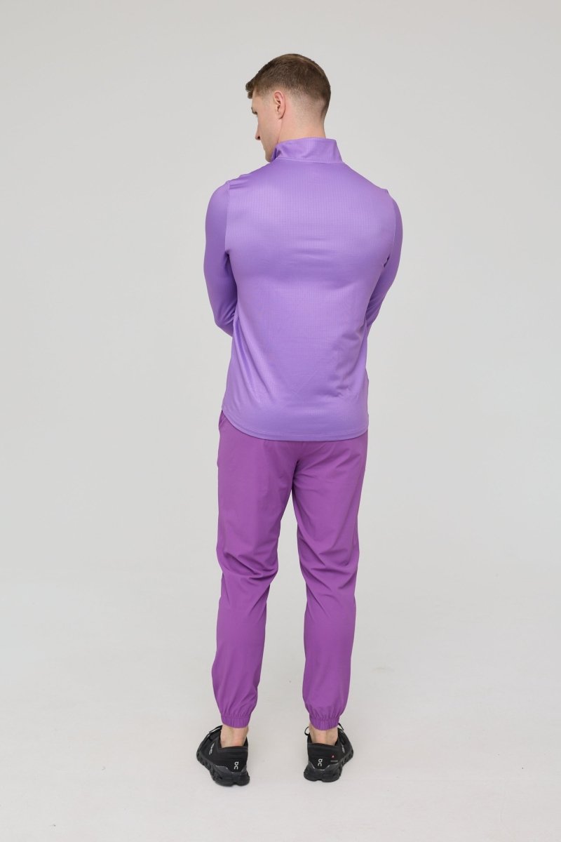 Elite Activewear 1/4 Zip Top - Purple - OOSC Clothing