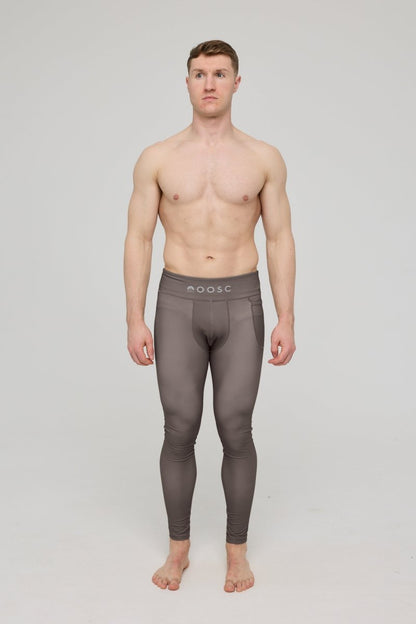 Elite Activewear Leggings - Khaki - OOSC Clothing