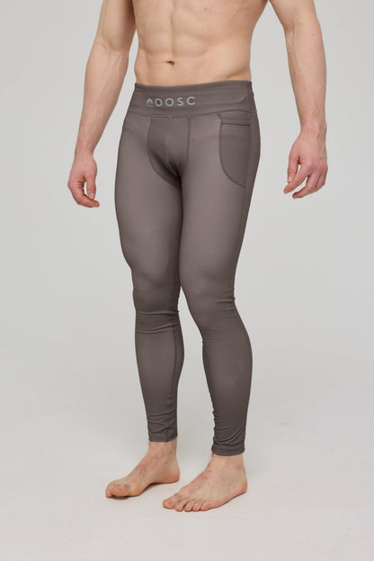 Elite Activewear Leggings - Khaki - OOSC Clothing