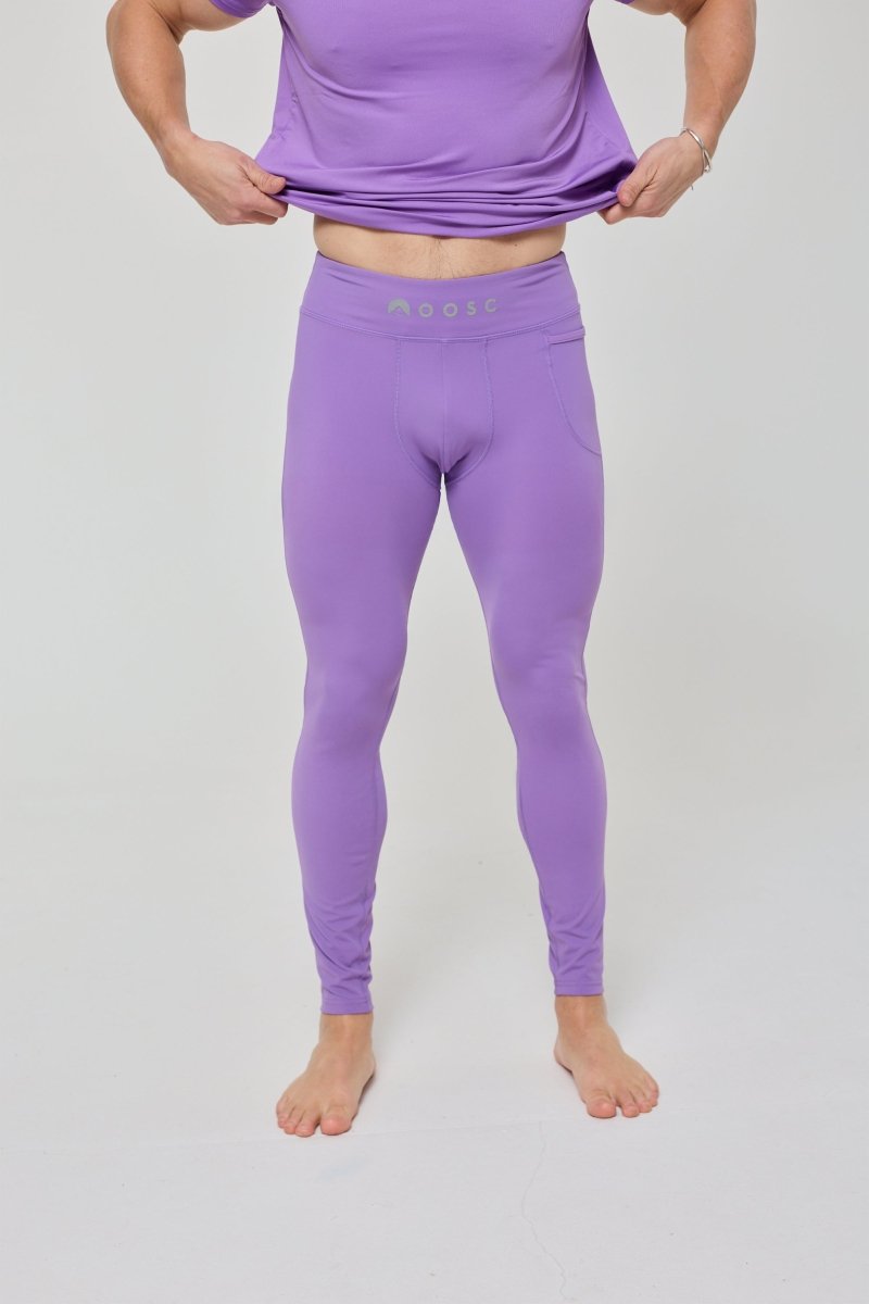 Elite Activewear Leggings - Purple - OOSC Clothing