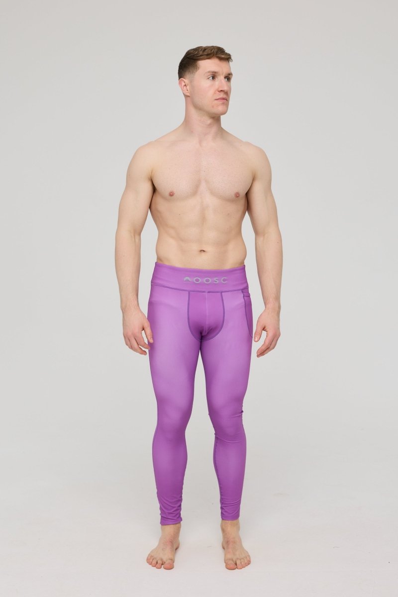 Elite Activewear Leggings - Purple - OOSC Clothing