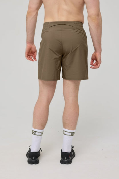 Elite Activewear Shorts - Khaki - OOSC Clothing