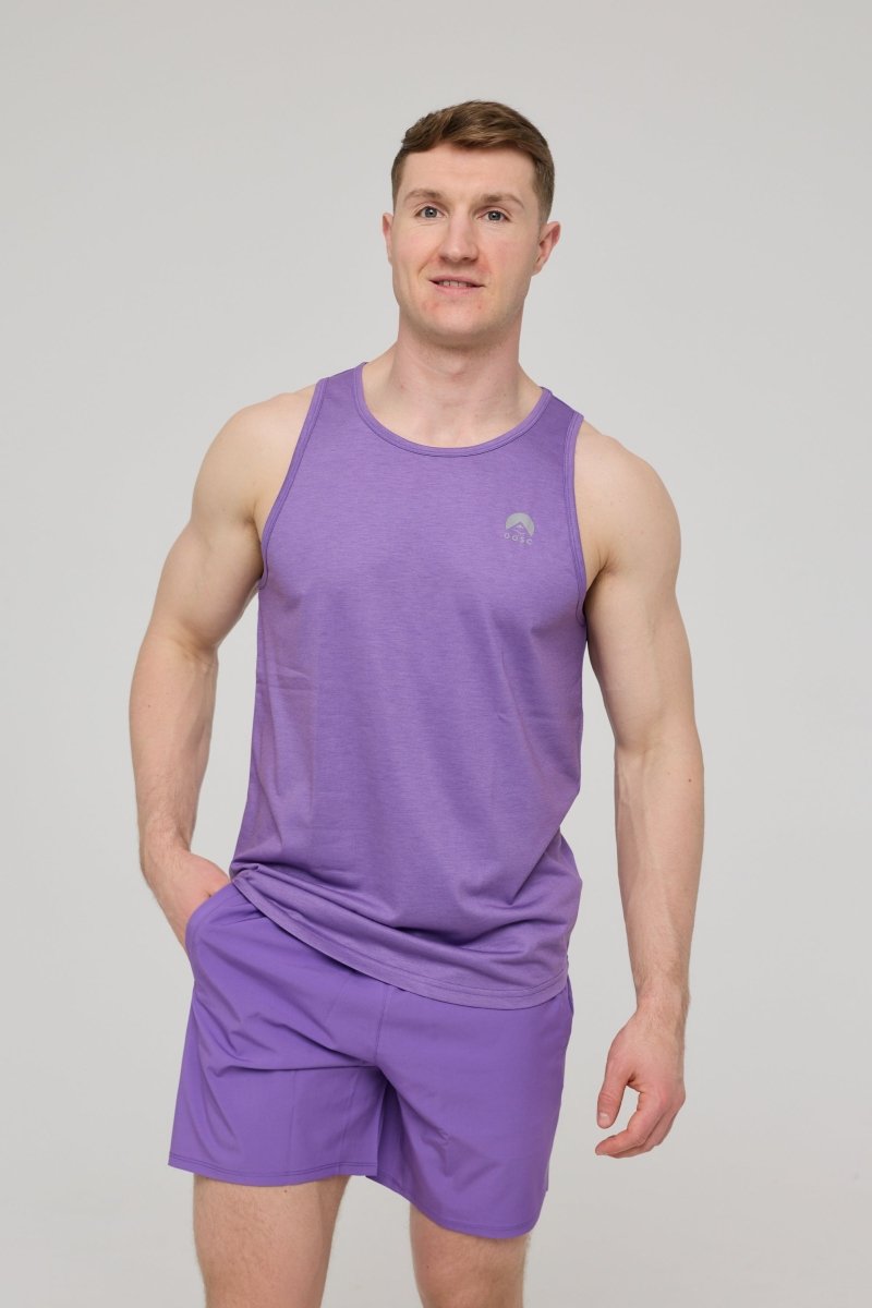 Elite Activewear Tank Purple - Men's - OOSC Clothing