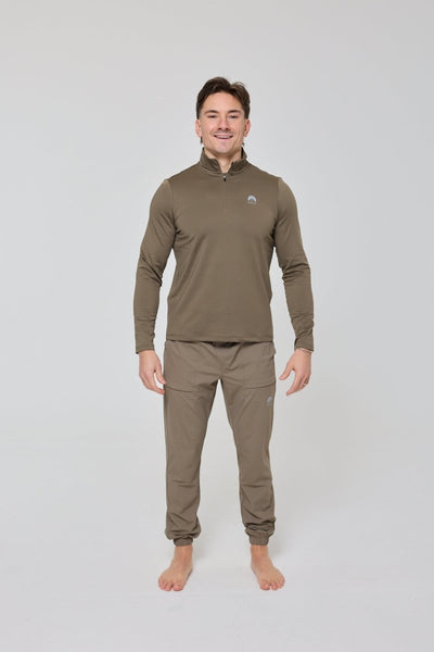 Elite Everyday Activewear Joggers - Khaki - OOSC Clothing
