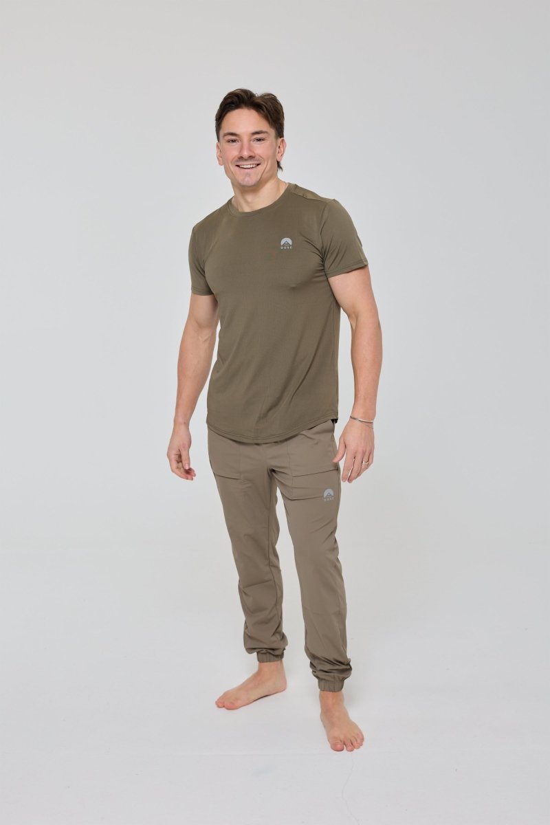 Elite Gym T-Shirt Khaki - Men's - OOSC Clothing