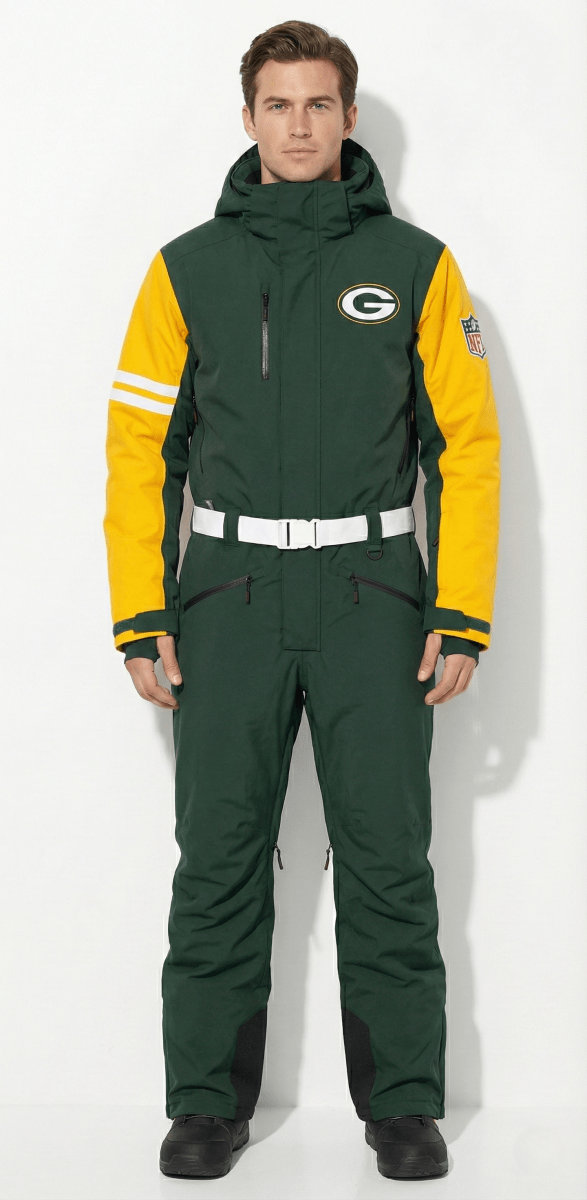 Green Bay Packers Men's Ski Suit - OOSC Clothing