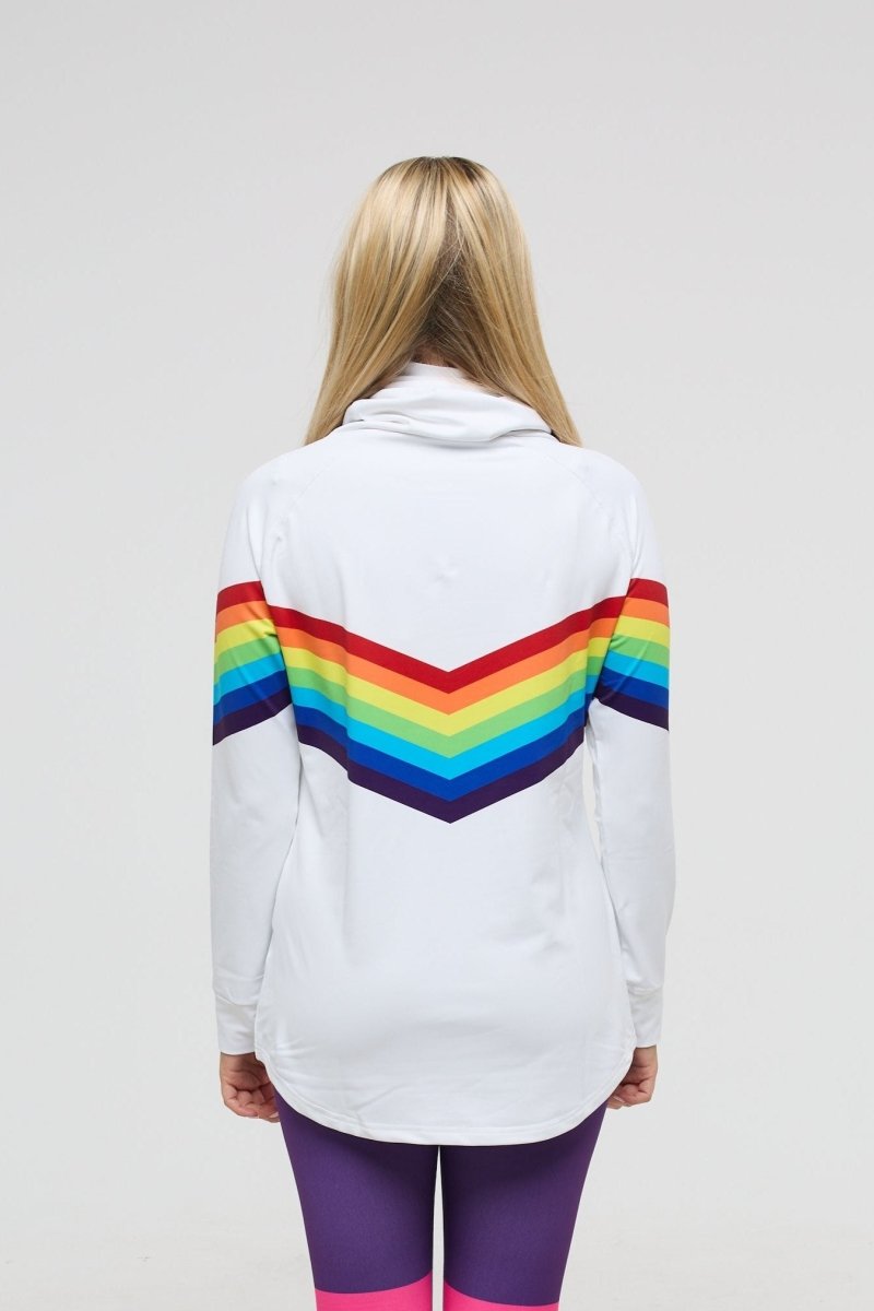 High Neck Baselayer Top Rainbow Road - Women's - OOSC Clothing