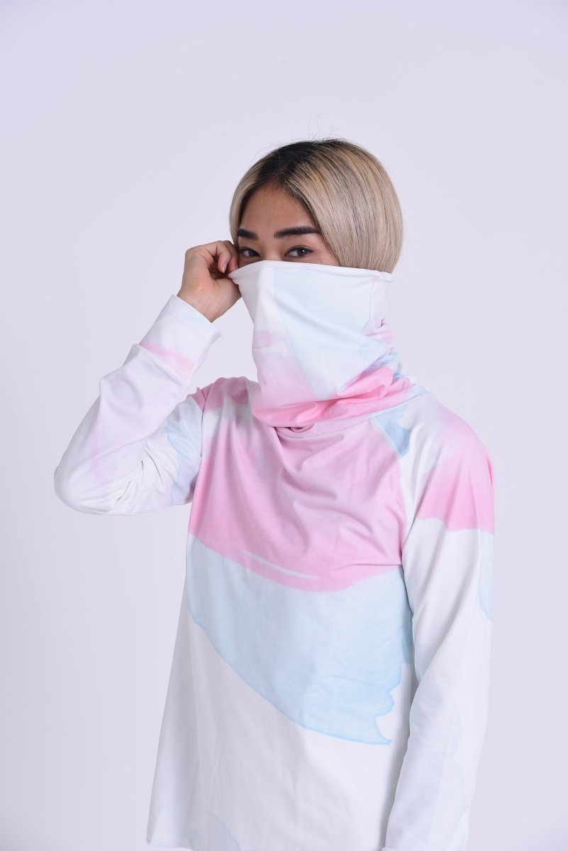 High Neck Baselayer Top Watercolour - Women's - OOSC Clothing