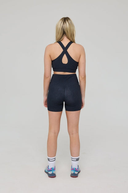 High Support Elite Crossback Sports Bra - Black Tiger - OOSC Clothing