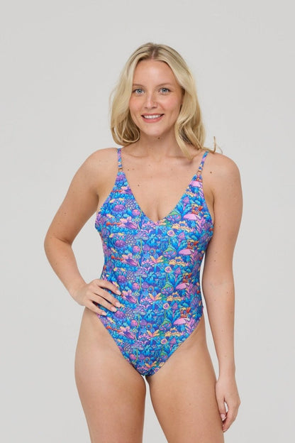 How High Onepiece Swim Suit - OOSC Clothing