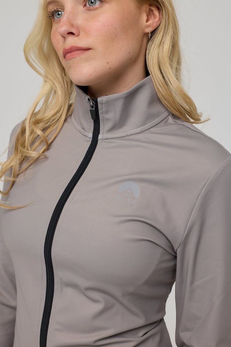 Infinite Cropped Zipped Jacket - Khaki - OOSC Clothing