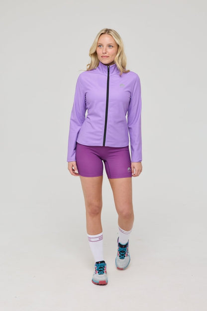 Infinite Cropped Zipped Jacket - Purple - OOSC Clothing