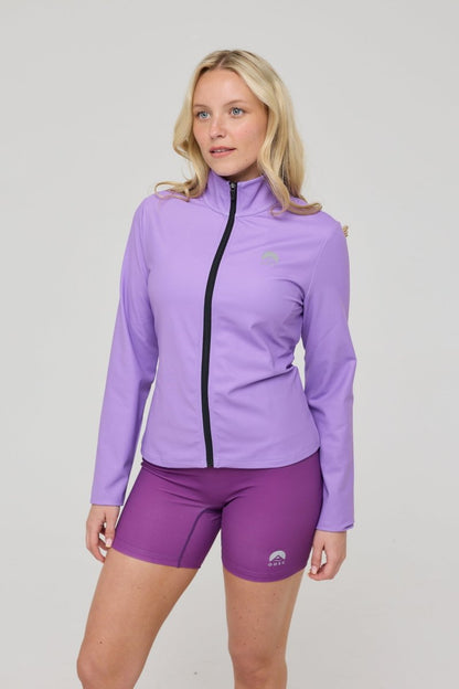 Infinite Cropped Zipped Jacket - Purple - OOSC Clothing