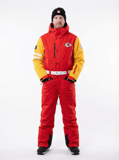 Kansas City Chiefs Men's Ski Suit - OOSC Clothing