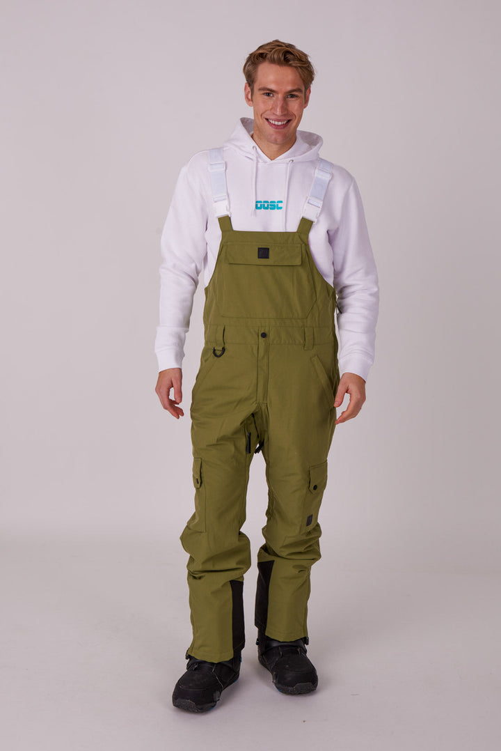 Yeh Man Ski & Snowboard Bib Pant - Khaki