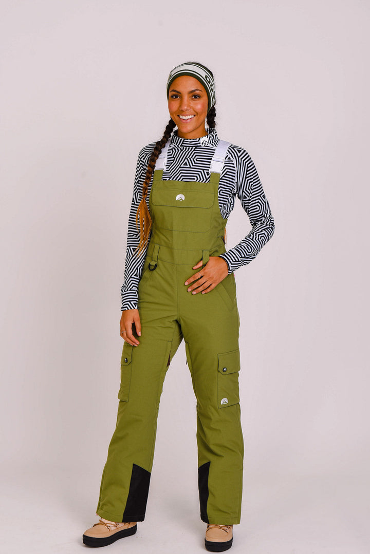 Yeh Girl Bib Pant Khaki