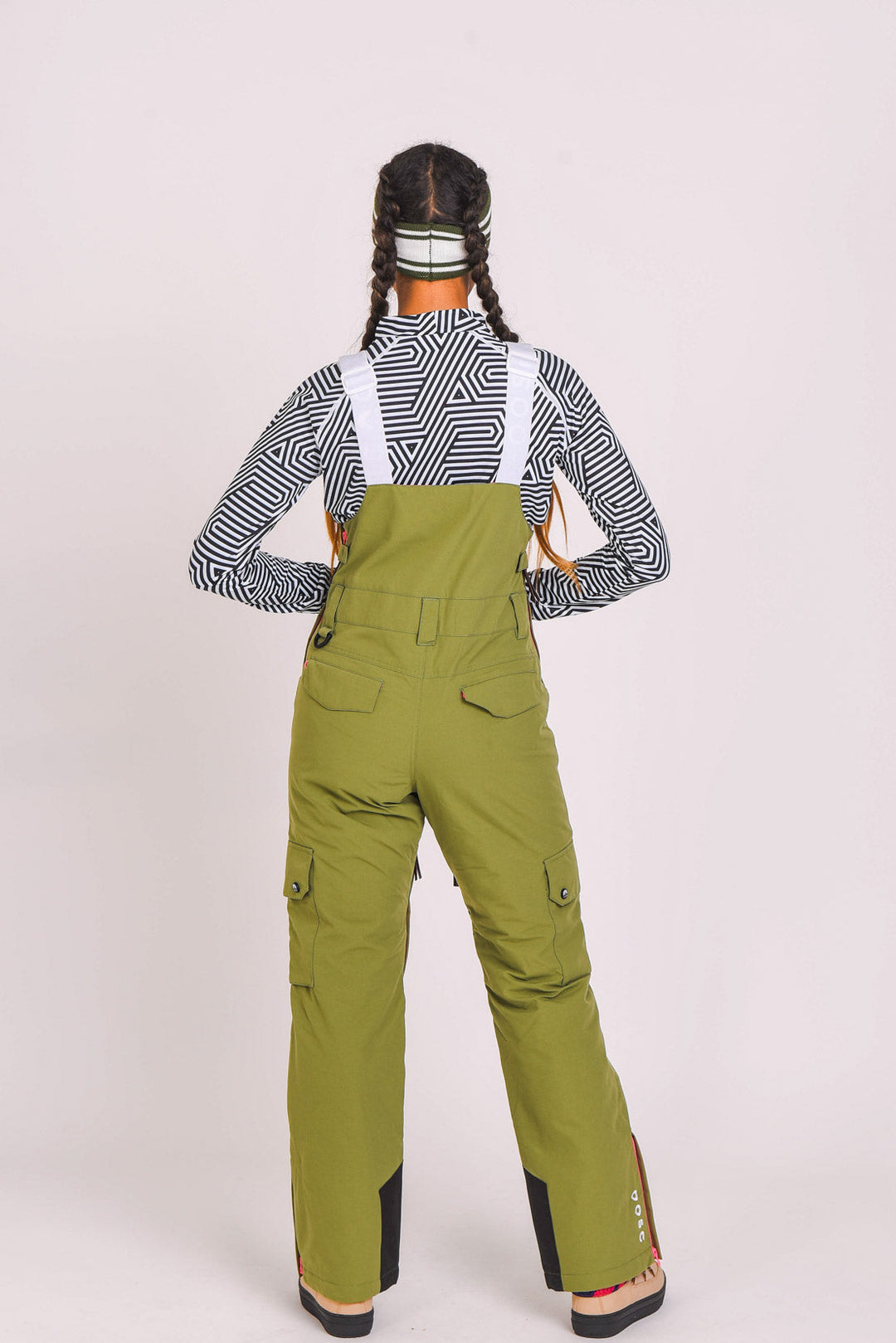 Yeh Girl Bib Pant Khaki