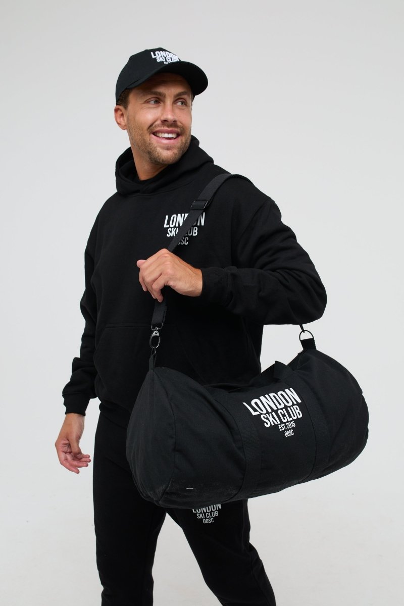 London Ski Club Duffle Bag - Black - OOSC Clothing