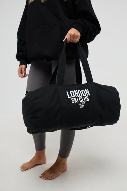 London Ski Club Duffle Bag - Black - OOSC Clothing