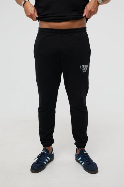 London Ski Club Sweatpants - Black - OOSC Clothing