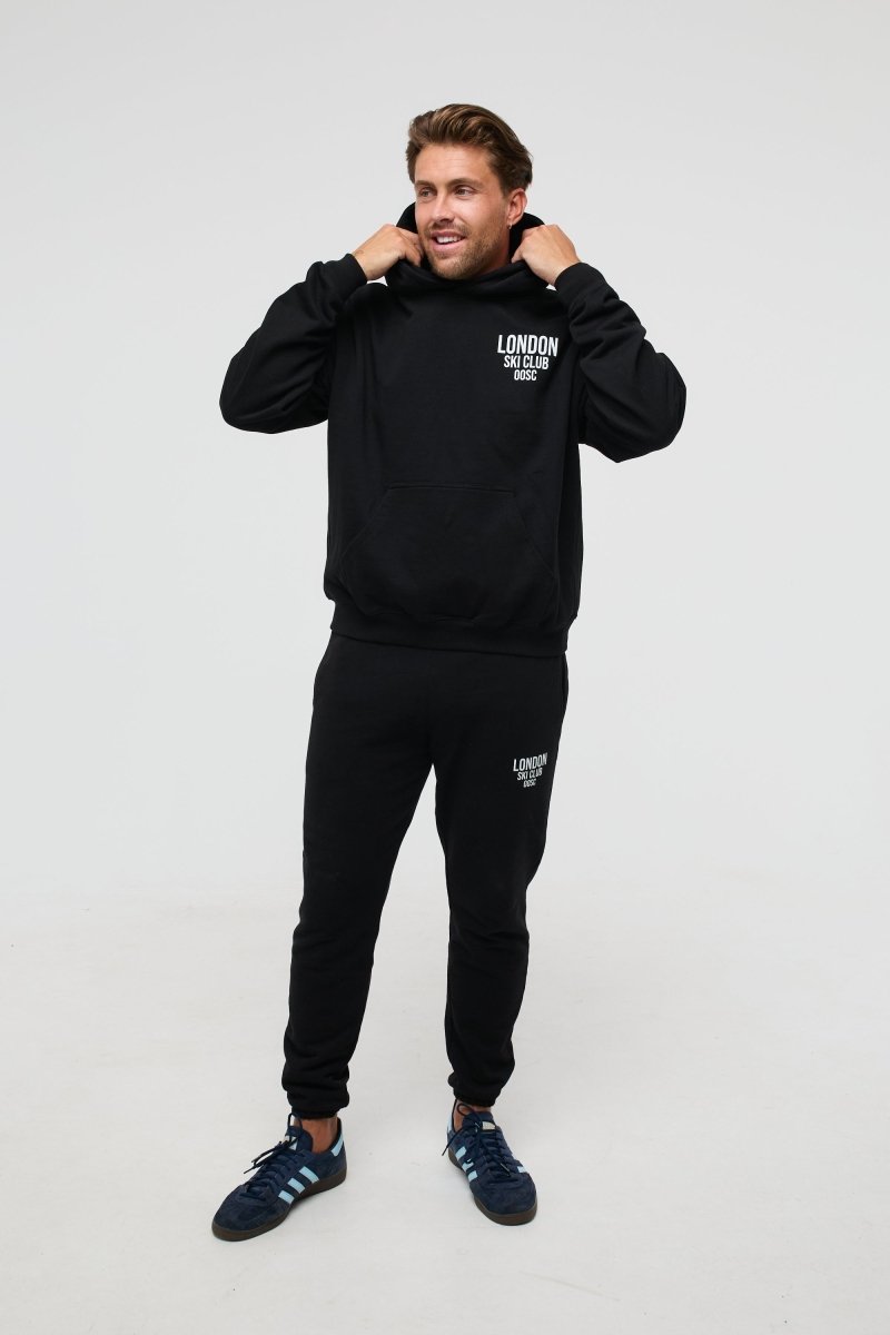 London Ski Club Sweatpants - Black - OOSC Clothing