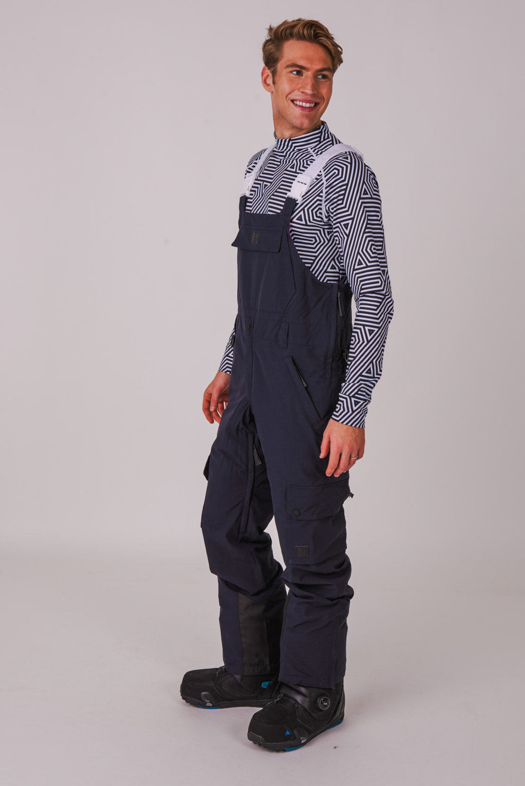 Yeh Man Ski & Snowboard Bib Pant - Black