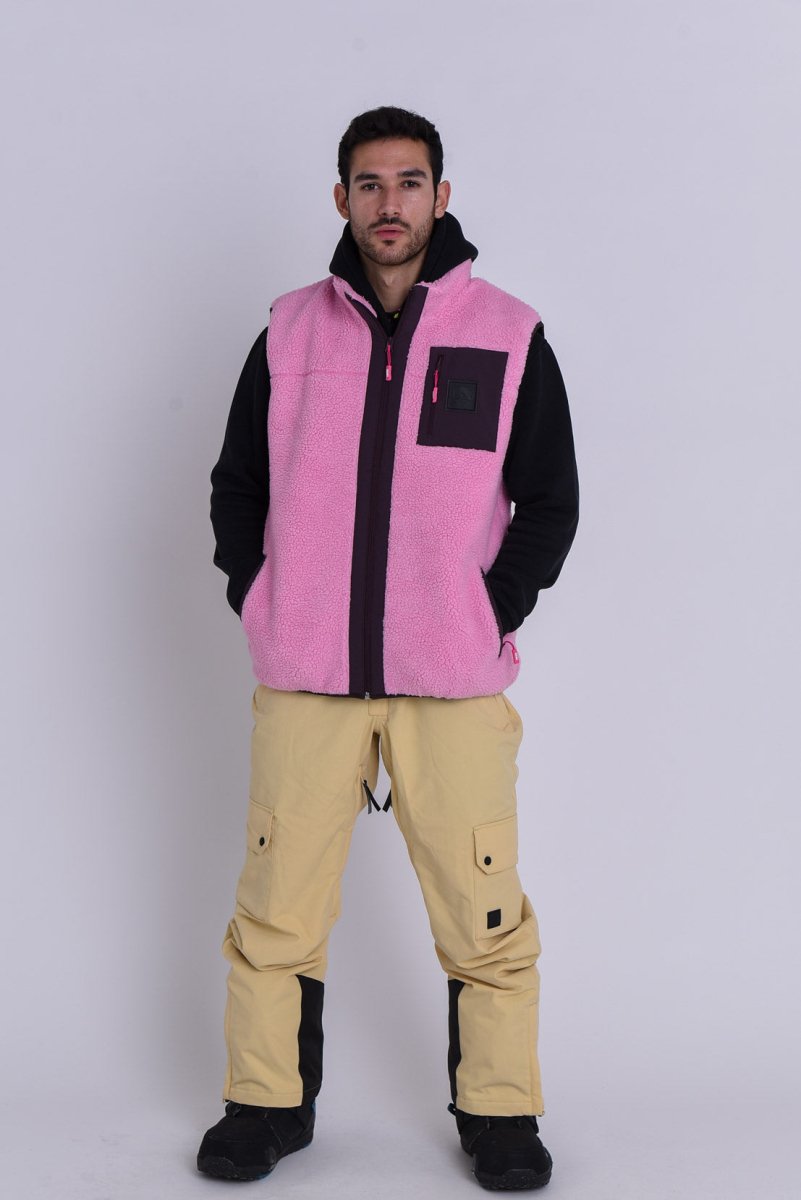 Method Sherpa Vest Dusky Pink - Men's - OOSC Clothing