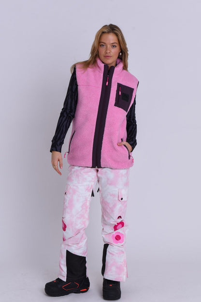 Method Sherpa Vest Dusky Pink - Women's - OOSC Clothing