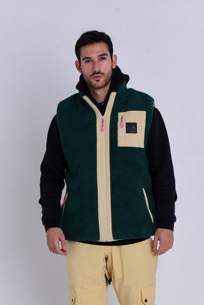 Method Sherpa Vest Forest Green - Men's - OOSC Clothing