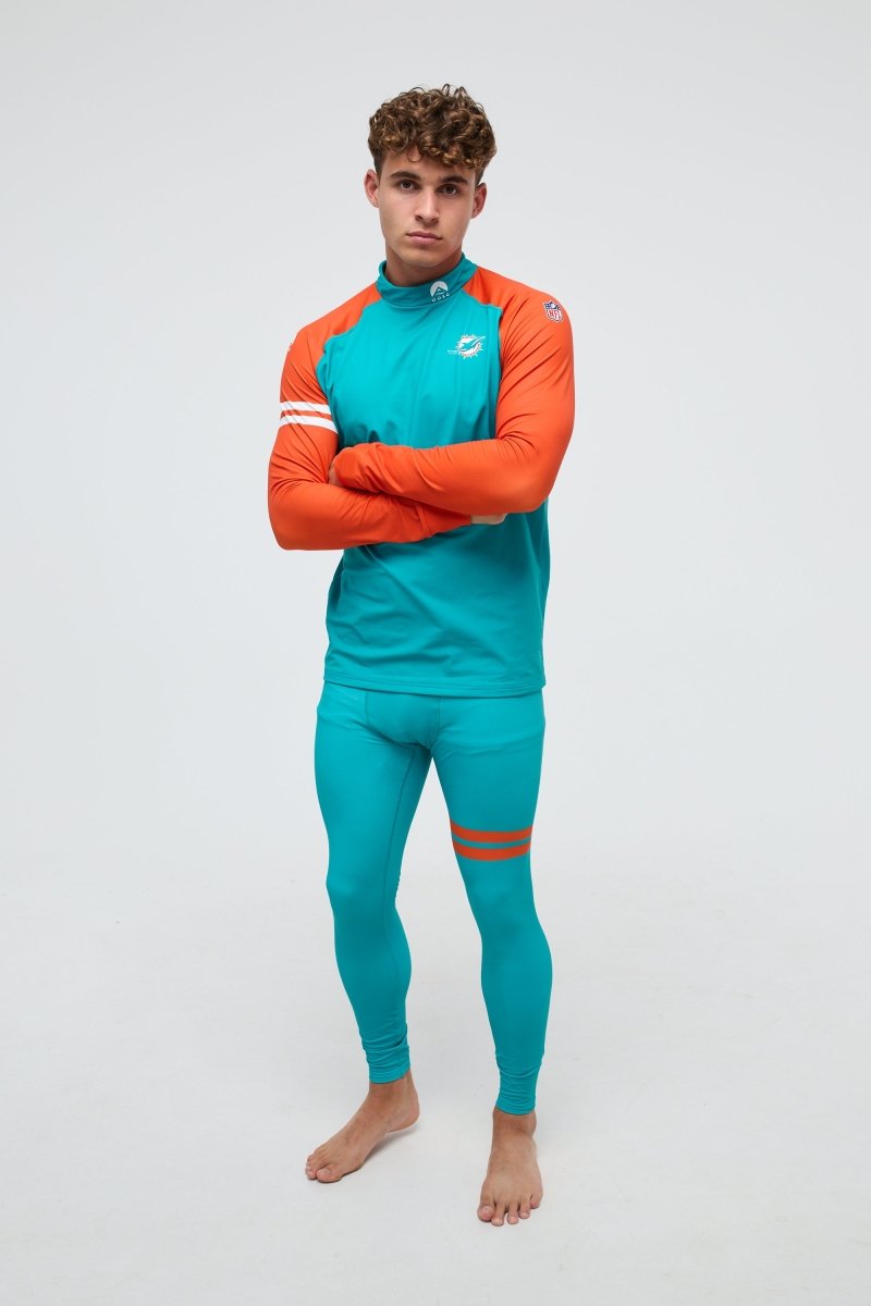 Miami Dolphins - OOSC X NFL Baselayer Top Men's - OOSC Clothing