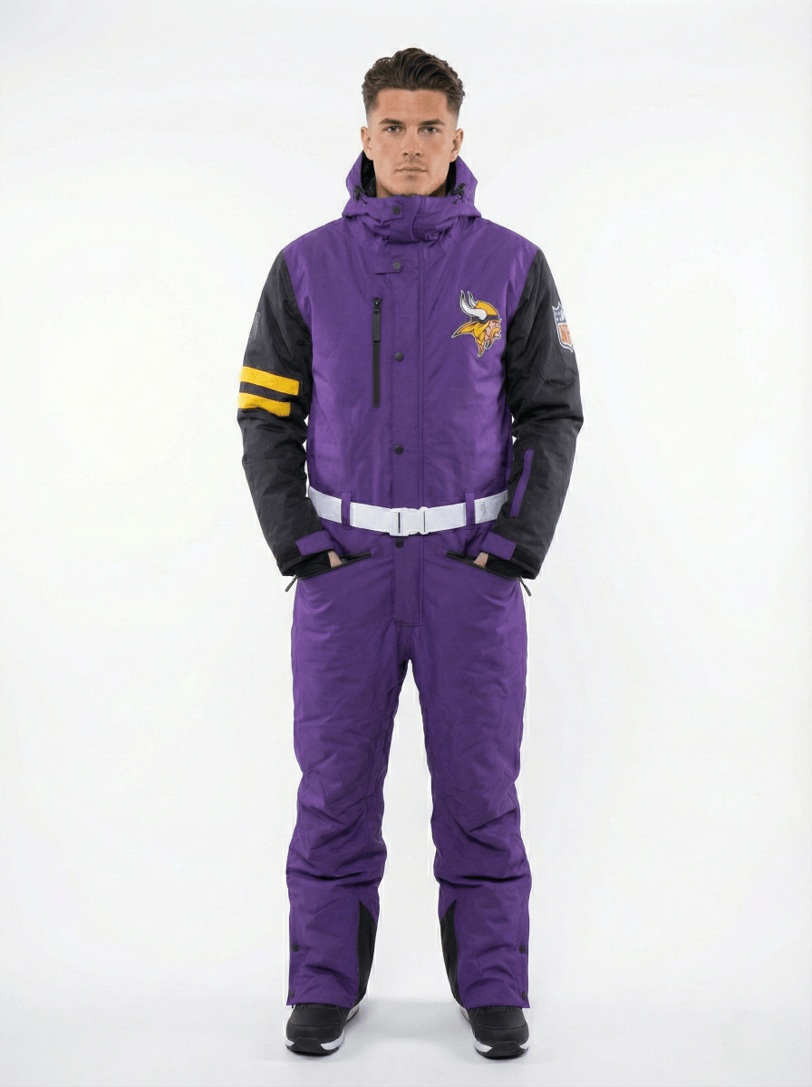 Minnesota Vikings Men's Ski Suit - OOSC Clothing