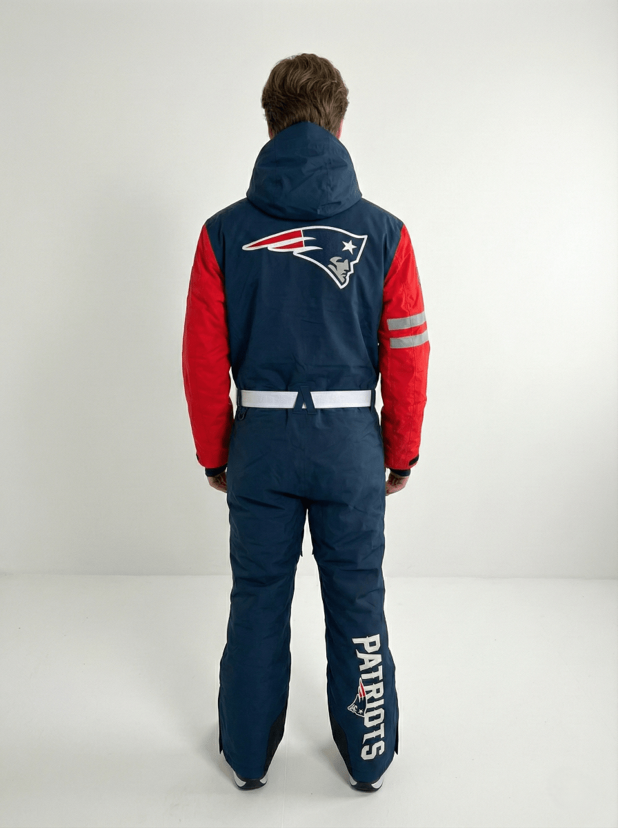 New England Patriots Men's Ski Suit - OOSC Clothing