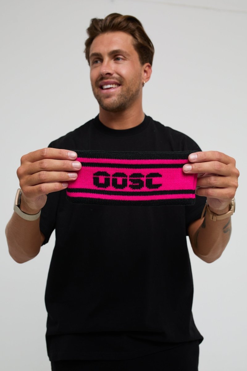 OOSC Après Headband - Black and Pink - OOSC Clothing