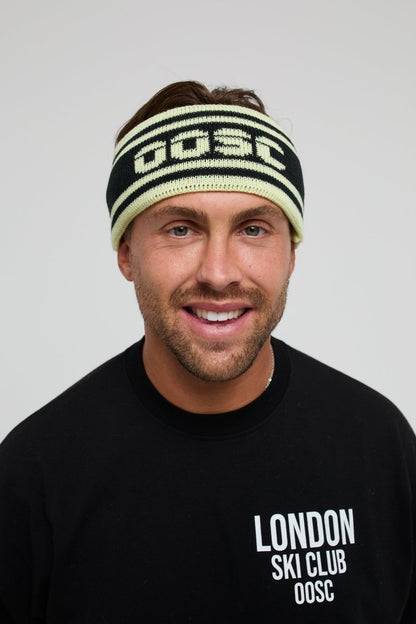 OOSC Après Headband - Yellow and Black - OOSC Clothing