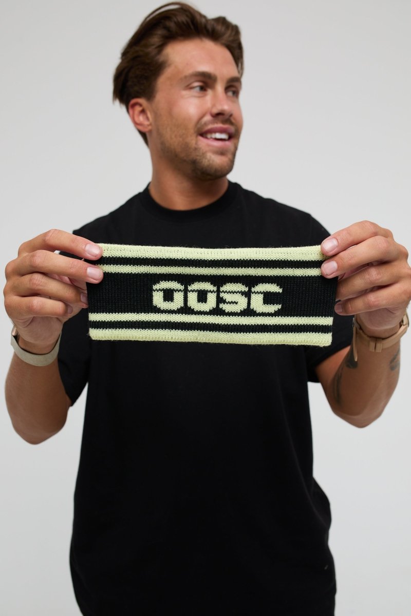 OOSC Après Headband - Yellow and Black - OOSC Clothing