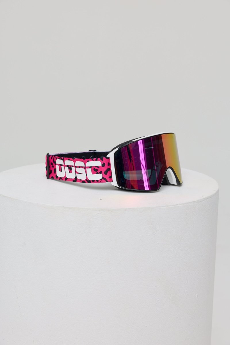 OOSC Boldsight® Ski & Snowboard Goggles - Pink Leopard Print